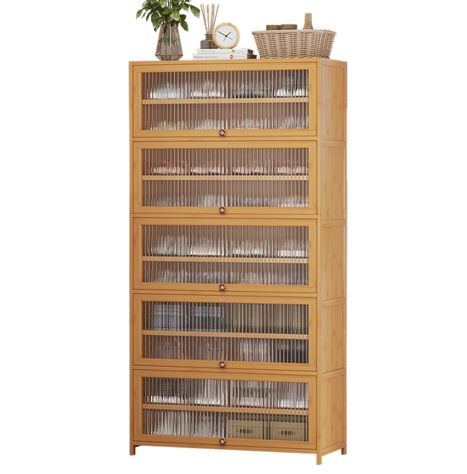 Original Color Changhong Striped Shoe Cabinet