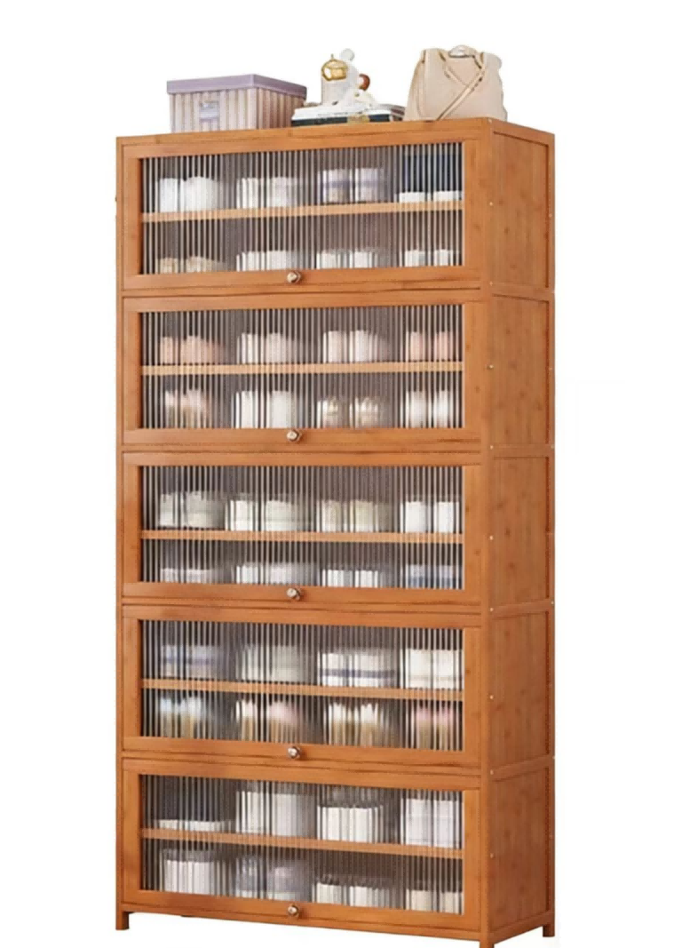 Tea Colored Changhong Shoe Cabinet