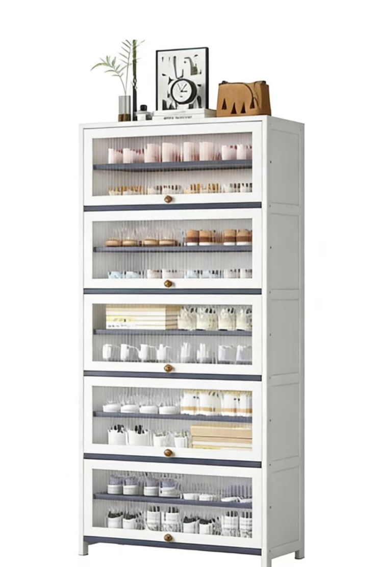 2245 White Shoe Cabinets