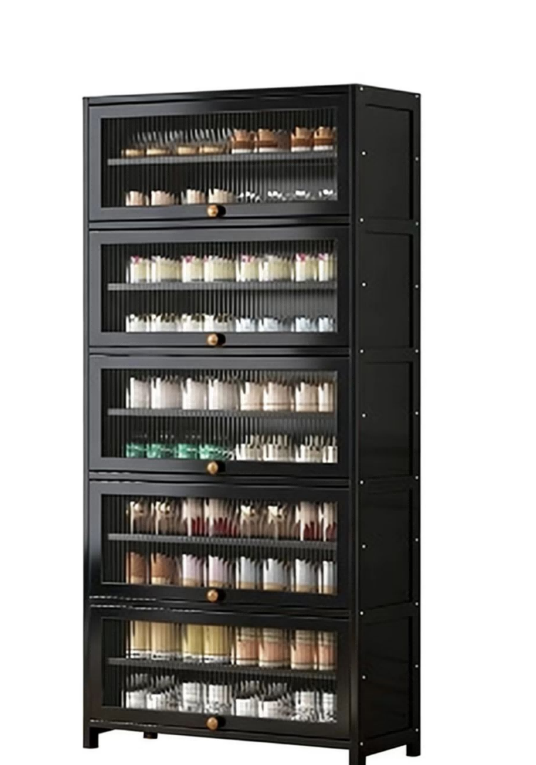 Black Changhong Shoe Cabinet