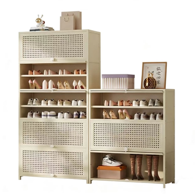 2289 Milk White Shoe Cabinet